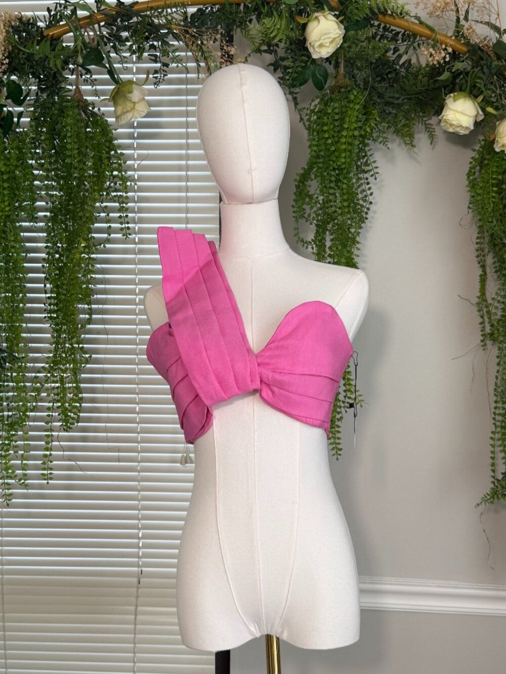 Diana Kassabov | Ibiza Top in Pink (Gold buttons)